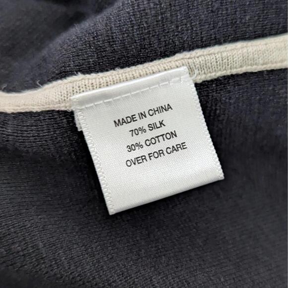 Vintage y2k silk cotton knitwear dress & cardigan set - Picture 8 of 8